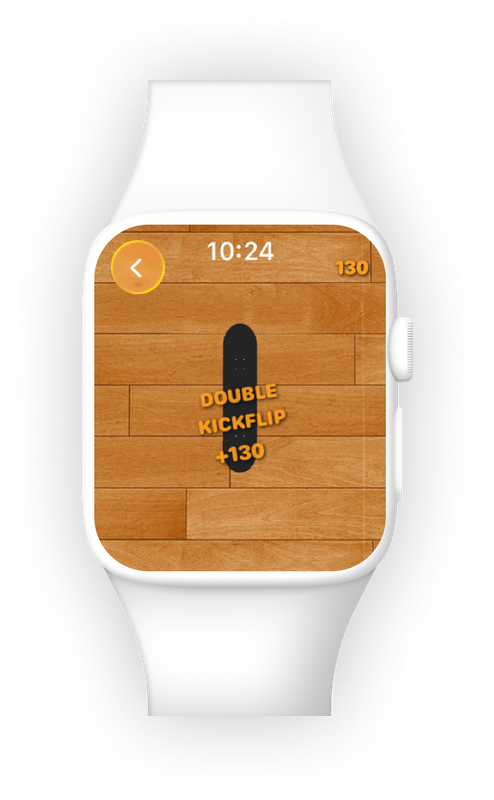Skaty Watch skateboarding game for Apple Watch
